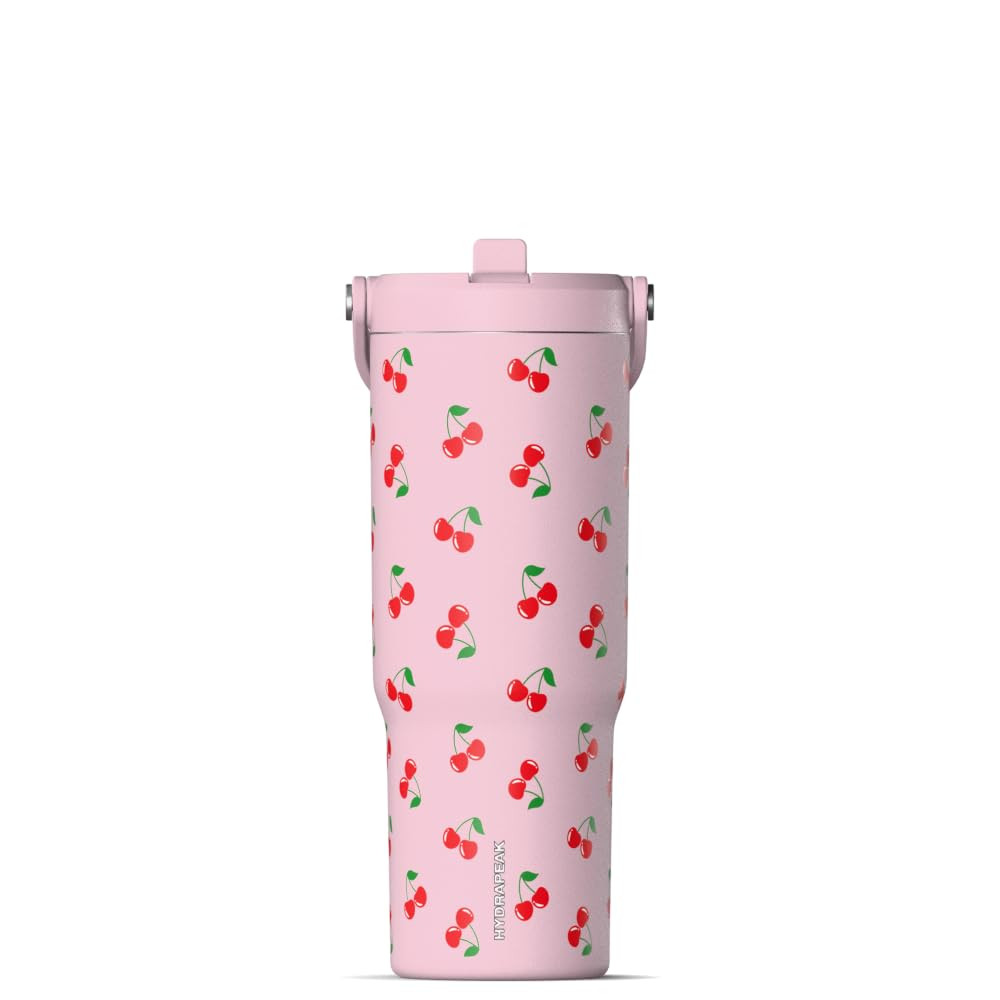 Hydrapeak Nomad 32 oz Fun Sticker Prints Tumbler with Handle and Straw Lid, Leakproof, Double Ins... | Amazon (US)