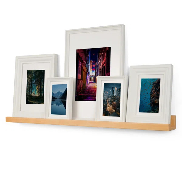 Essiemae Solid Wood Picture Ledge Wall Shelf | Wayfair North America