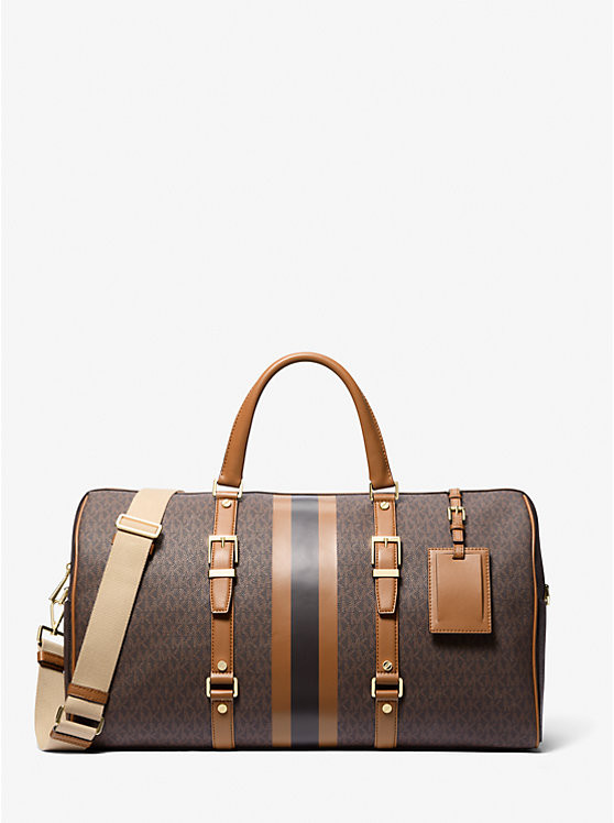 Bedford Travel Extra-Large Logo Stripe Weekender Bag | Michael Kors US