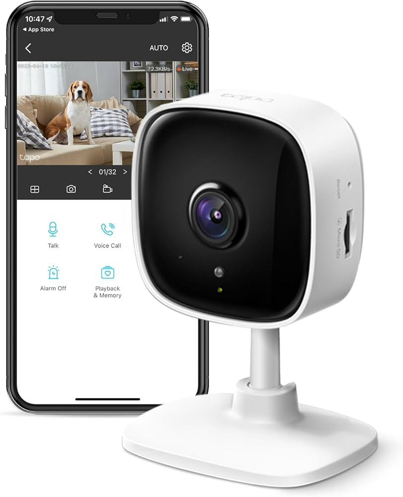 TP-Link Tapo 1080P Indoor Security Camera for Baby Monitor, Dog Camera w/Motion Detection, 2-Way ... | Amazon (US)