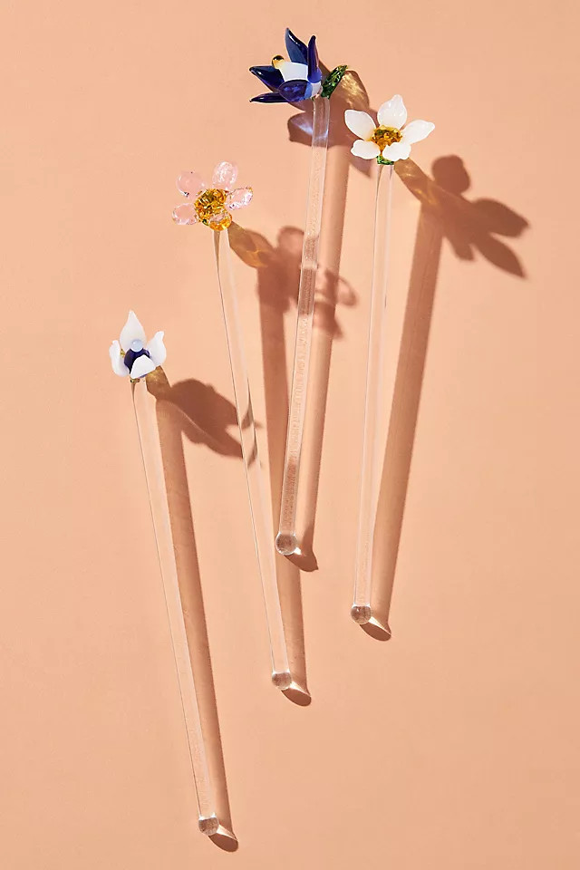 Florina Drink Stirrers, Set of 4 | Anthropologie (US)