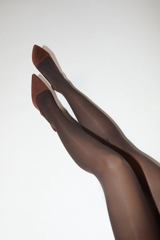 360 Contour™ 60 Denier Coffee Opaque Tights | Lulus