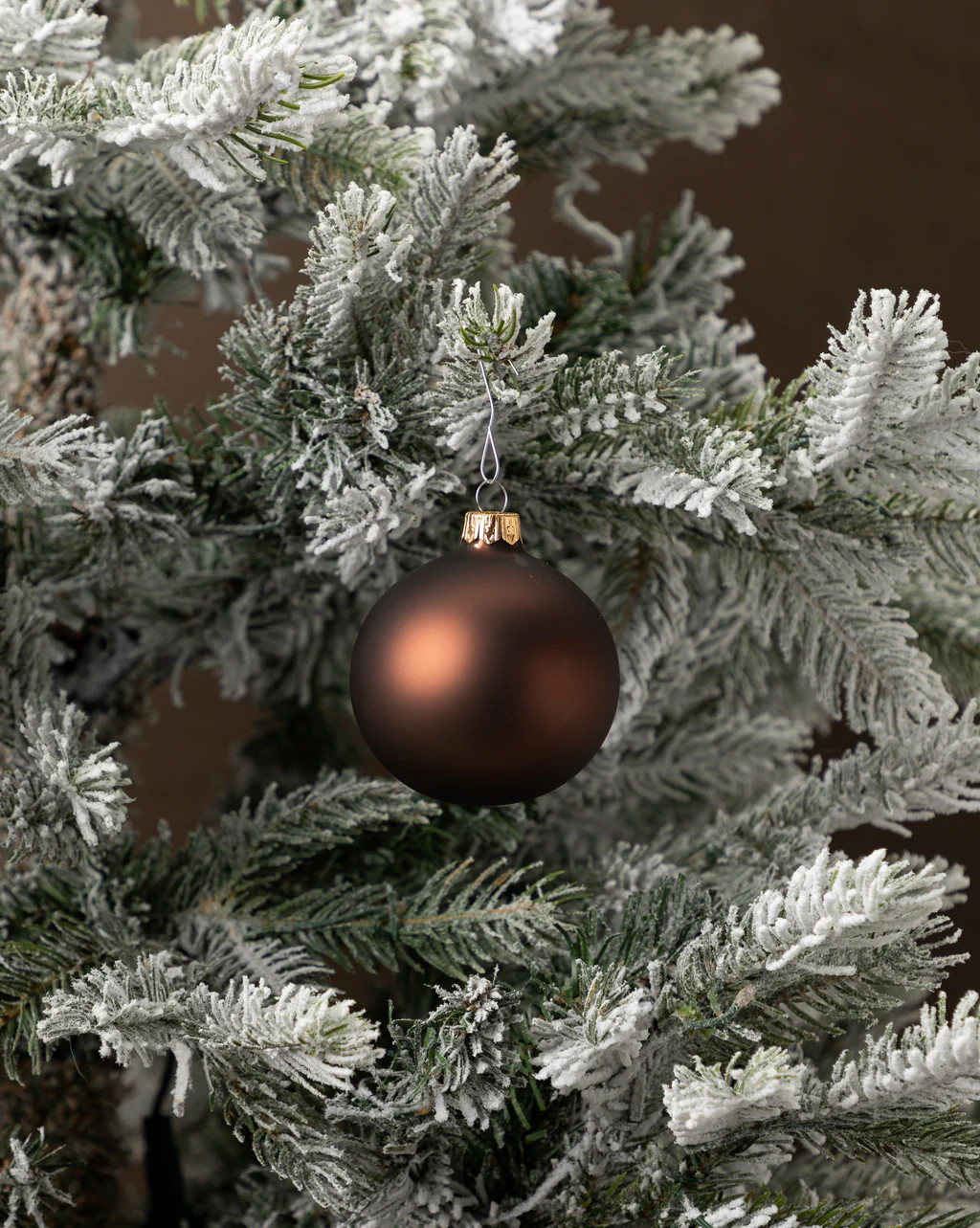 Espresso Glass Ornaments (Set of 6) | McGee & Co.