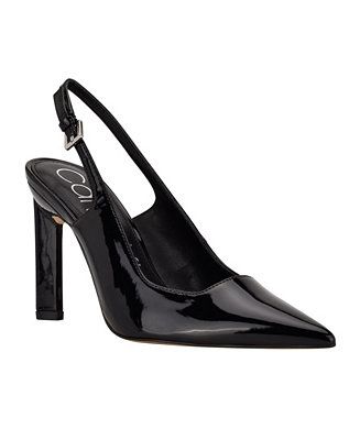 Calvin Klein Women's Attract Pointy Toe Slingback Dress Pumps & Reviews - Heels & Pumps - Shoes -... | Macys (US)