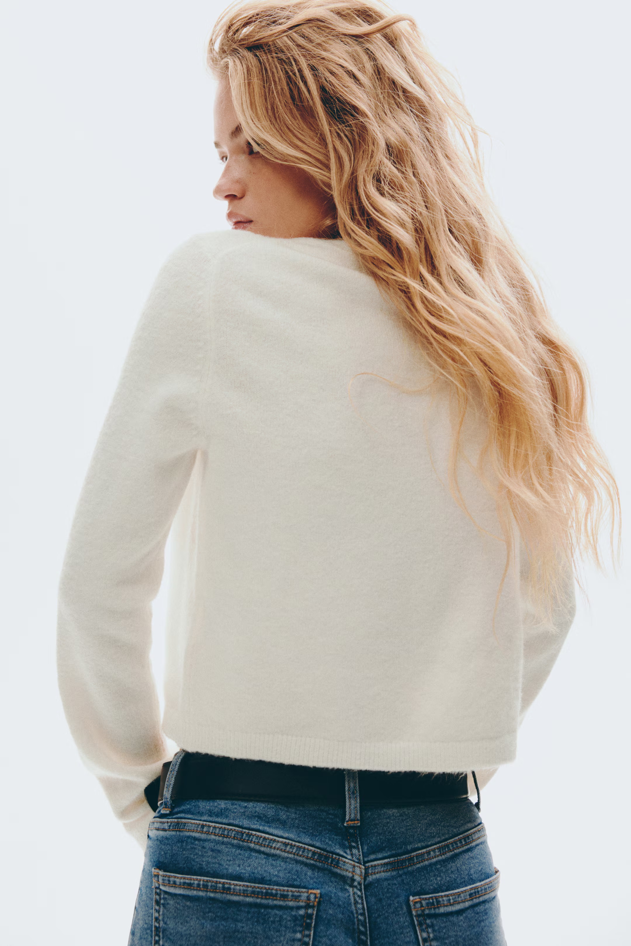 Fine-Knit Cardigan - Gray melange - Ladies | H&M US | H&M (US + CA)