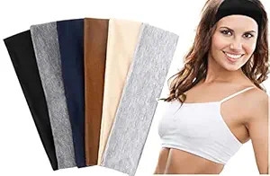 TERSE Headbands for Women Short Hair Non Slip Elastic Sweat Hairbands Soft Fabric Hair Bands for ... | Amazon (US)
