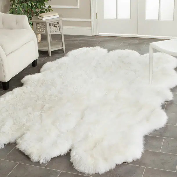 Mera Sheep White Rug | Wayfair North America