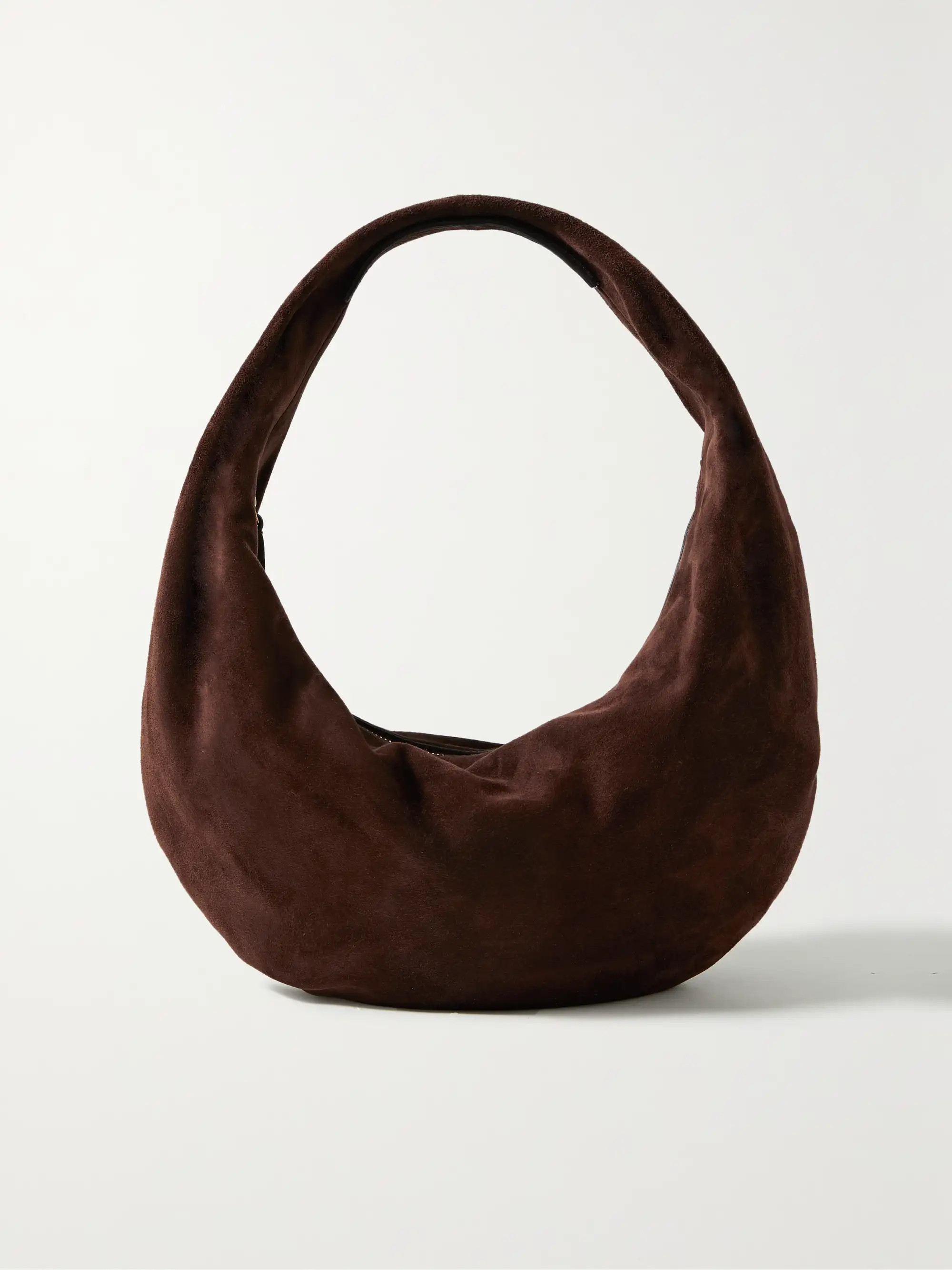 Olivia medium suede shoulder bag | NET-A-PORTER (US)