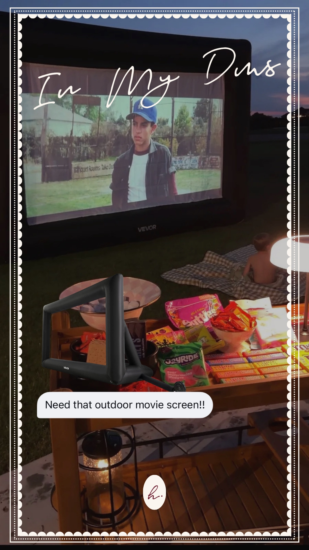 Everything you need for an outdoor movie night! 

 #LTKSeasonal #LTKHome