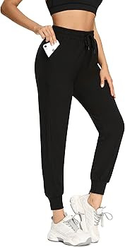 FULLSOFT Sweatpants for Women-Womens Joggers with Pockets Lounge Pants for Yoga Workout Running | Amazon (US)