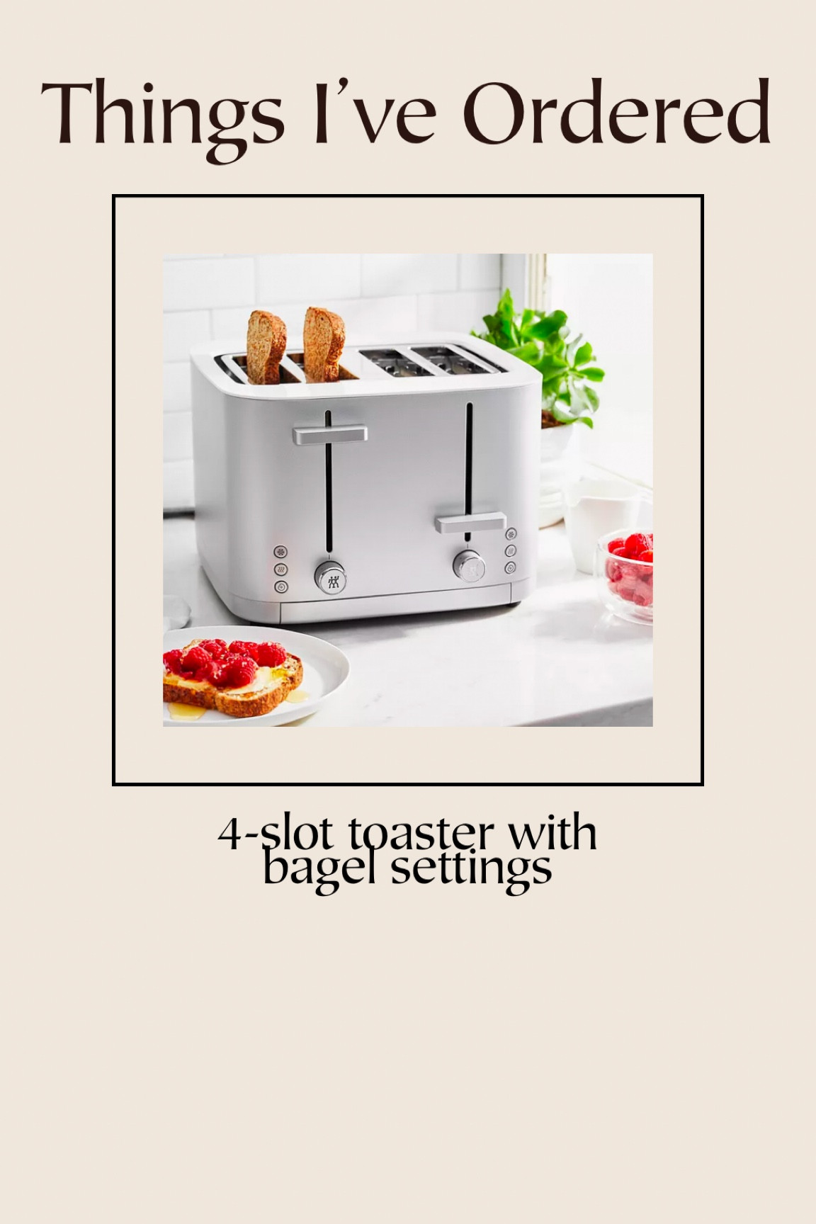 Have been loving this 4-slot toaster - I love that the settings are customizable and it even has bagel settings - ON SALE! 

kitchen gadgets 
Kitchen finds 
Home finds 
Kitchen tools 
Bridal shower registry 
Wedding registry 



#LTKwedding #LTKsalealert #LTKhome
