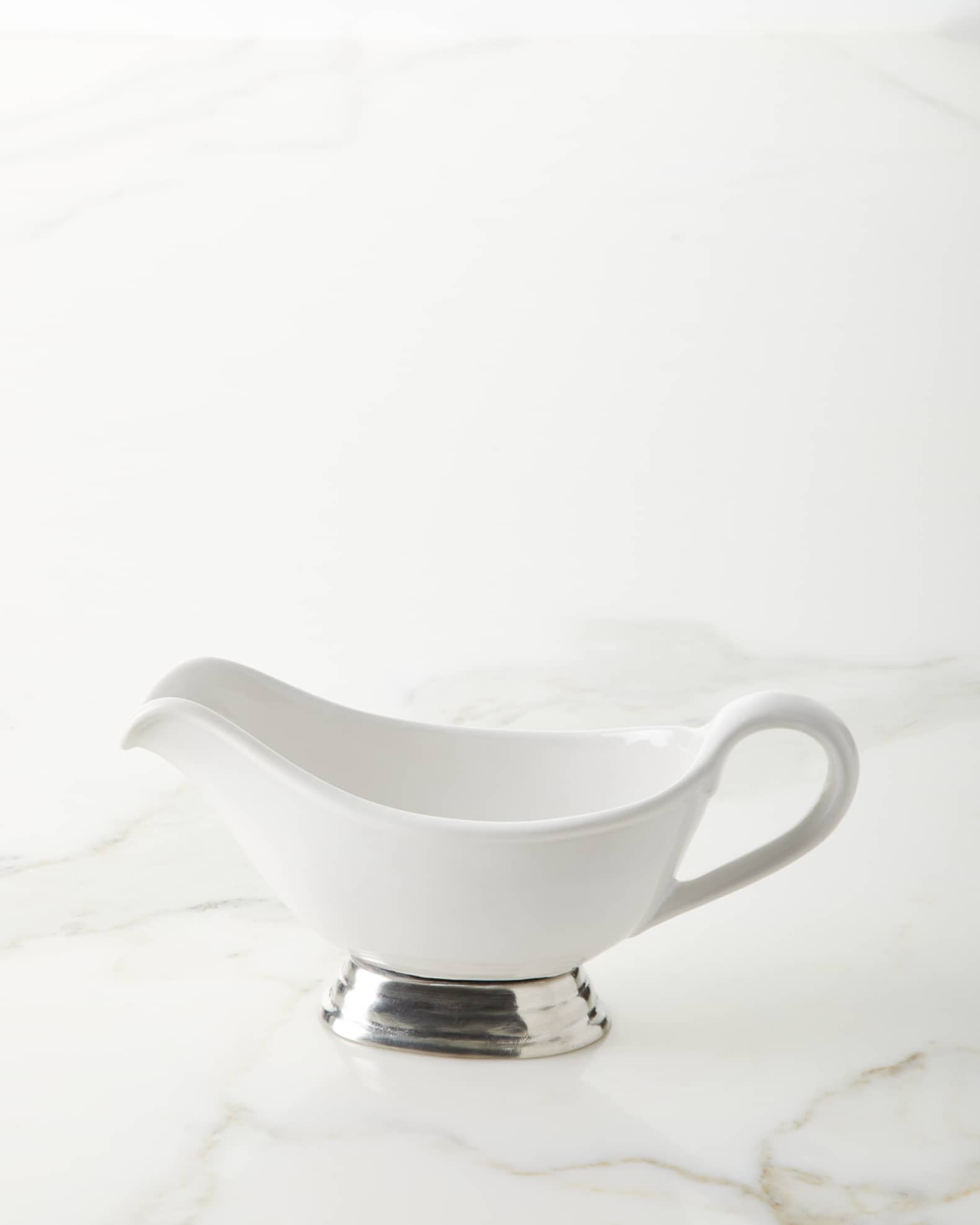 Ceramic Pewter Gravy Boat | Neiman Marcus