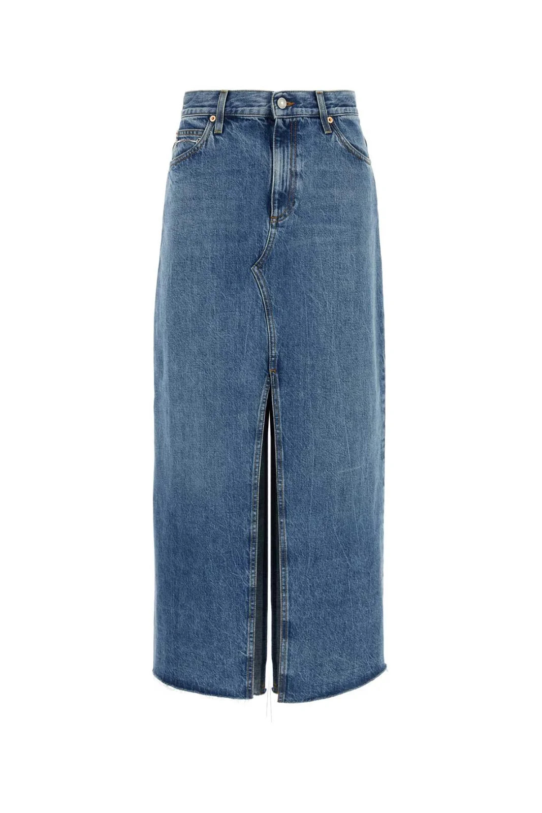 Gucci Horsebit Denim Skirt | Cettire Global