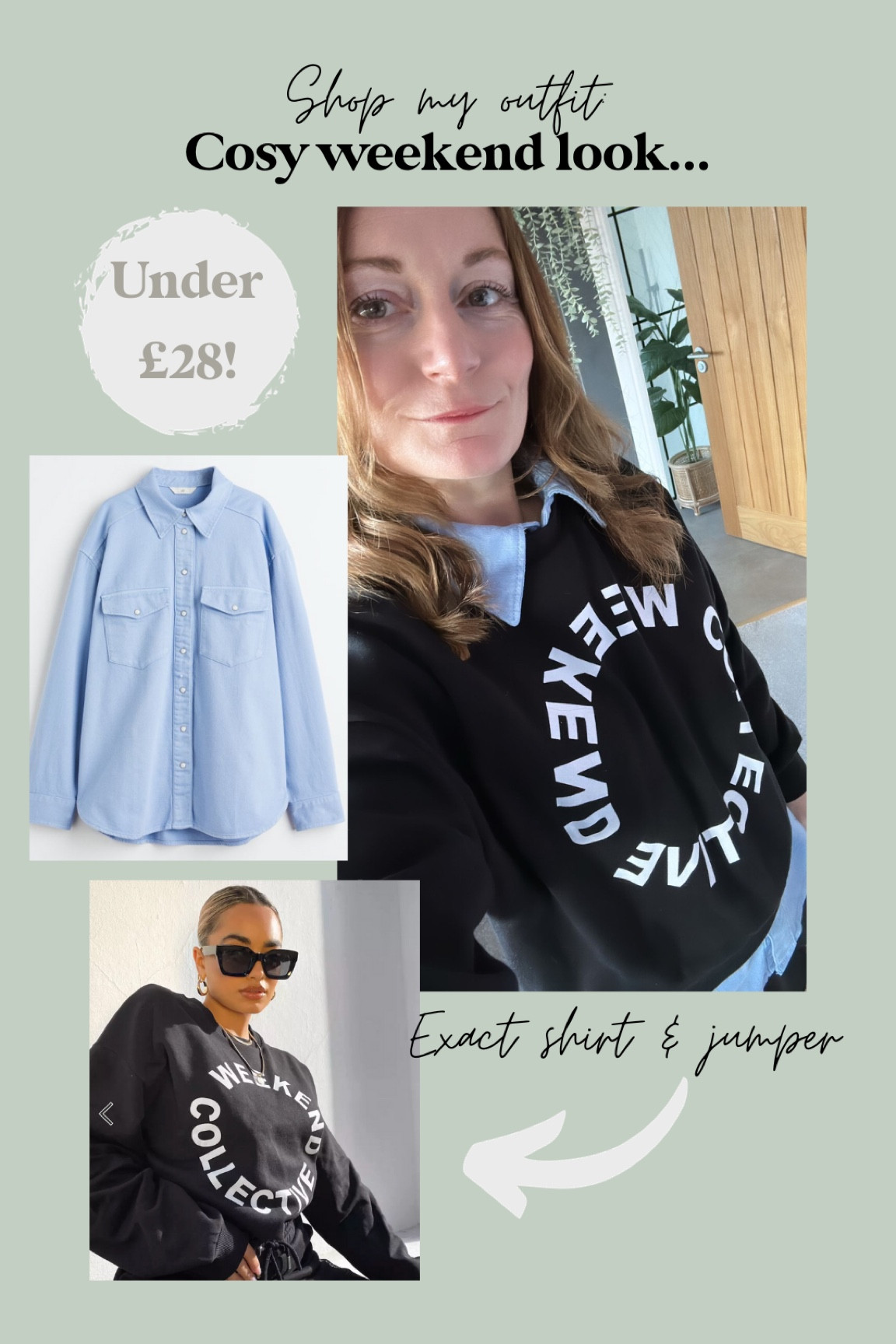 Shop my outfit: cosy weekend look 🖤 #WeekendOutfit #OOTD 

#LTKstyletip #LTKfindsunder100 #LTKfindsunder50