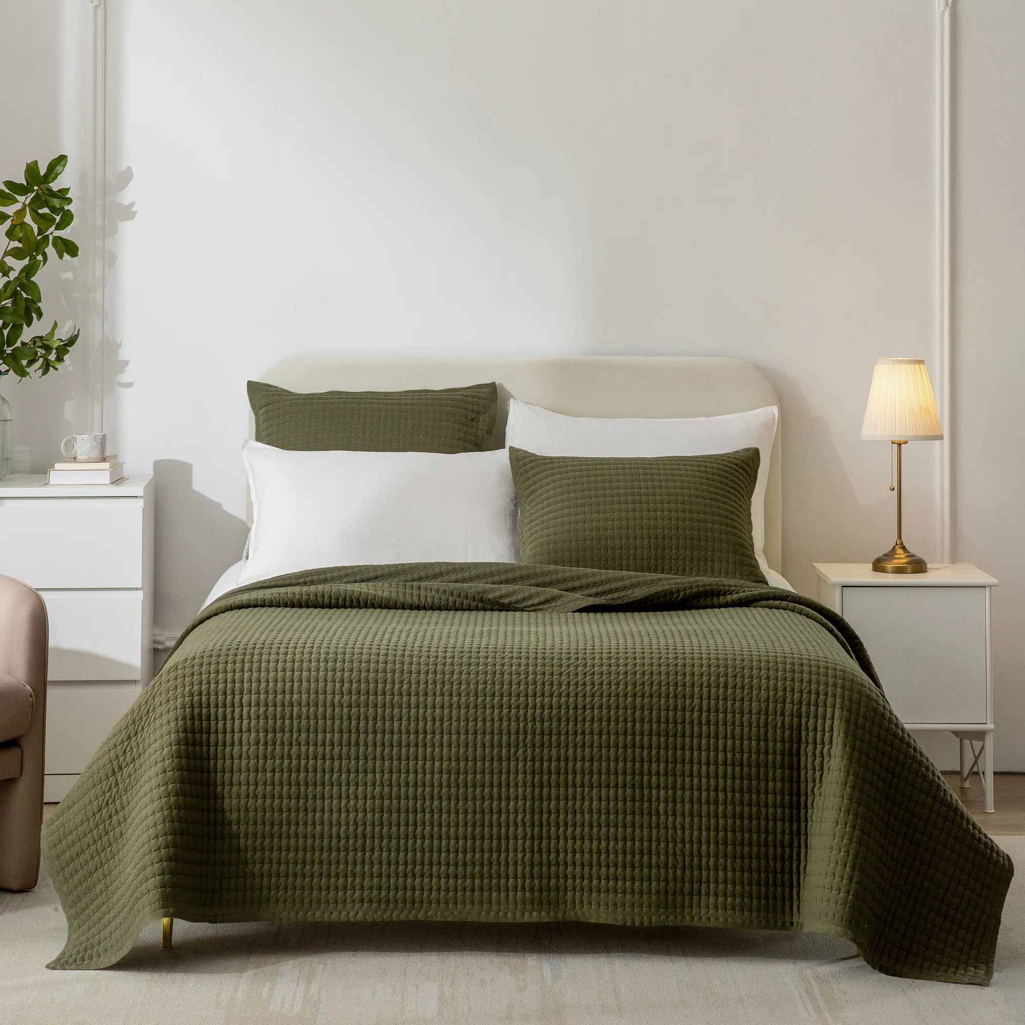 Cotton Jersey Cotton Jersey Quilt Set | Wayfair North America