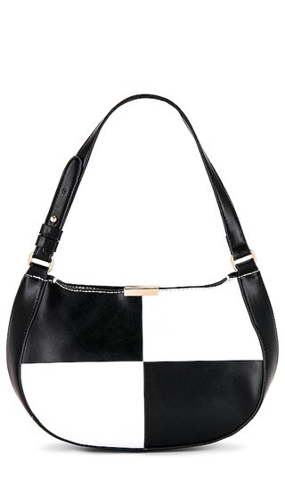 Check Mate Bag in Black & White | Revolve Clothing (Global)