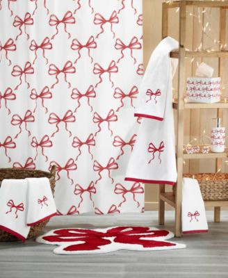 Avanti Christmas Bows Bath Collection | Macy's