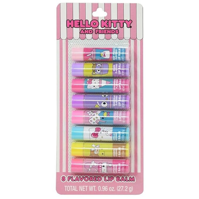 Hello Kitty and Friends 8pk Flavored Lip Balm | Amazon (US)