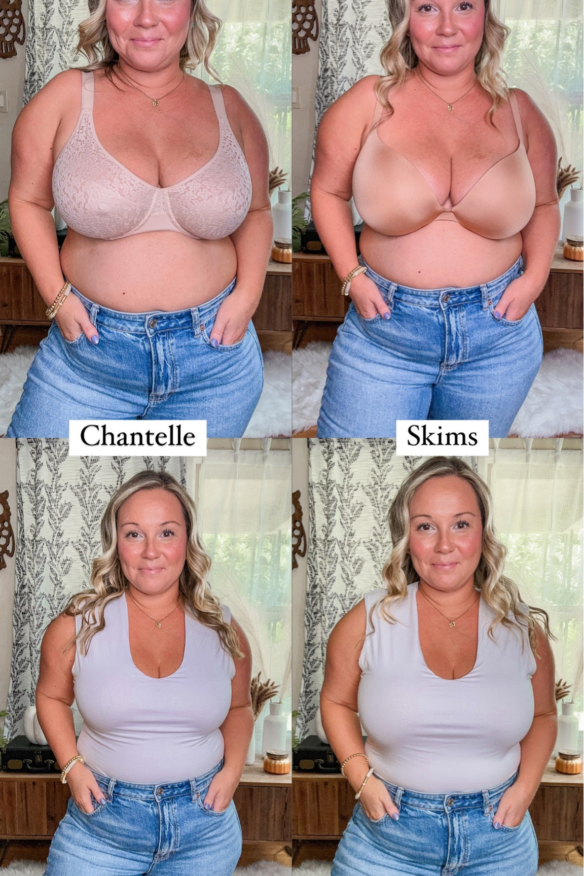 Skims push up bra review on a 38DDD 
The Chantelle is a much better fit and more comfortable! 



#LTKstyletip #LTKover40 #LTKmidsize
