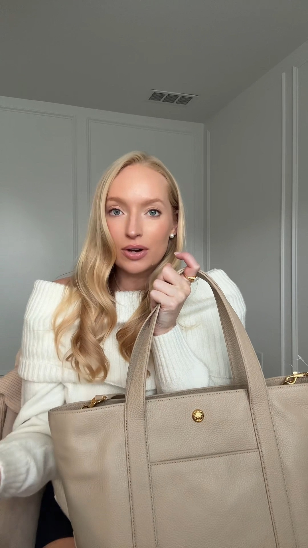 My favorite practical bag from the Nordstrom sale! This leather tote is such a great size and can be a go to for work, travel, and even as a diaper bag! Love the front and back pockets and can also be worn crossbody without being too bulky. The strap is removable and there’s enough room to tuck it into the purse to use when you need it. It also zips close. Comes in beige and navy! 

NSALE / Nordstrom anniversary sale // everyday tote bag / work bag / travel bag 

#LTKItBag #LTKSaleAlert #LTKStyleTip