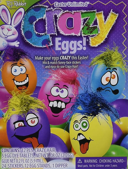 R.J. Rabbit Easter Unlimited Crazy Eggs Coloring Kit | Amazon (US)