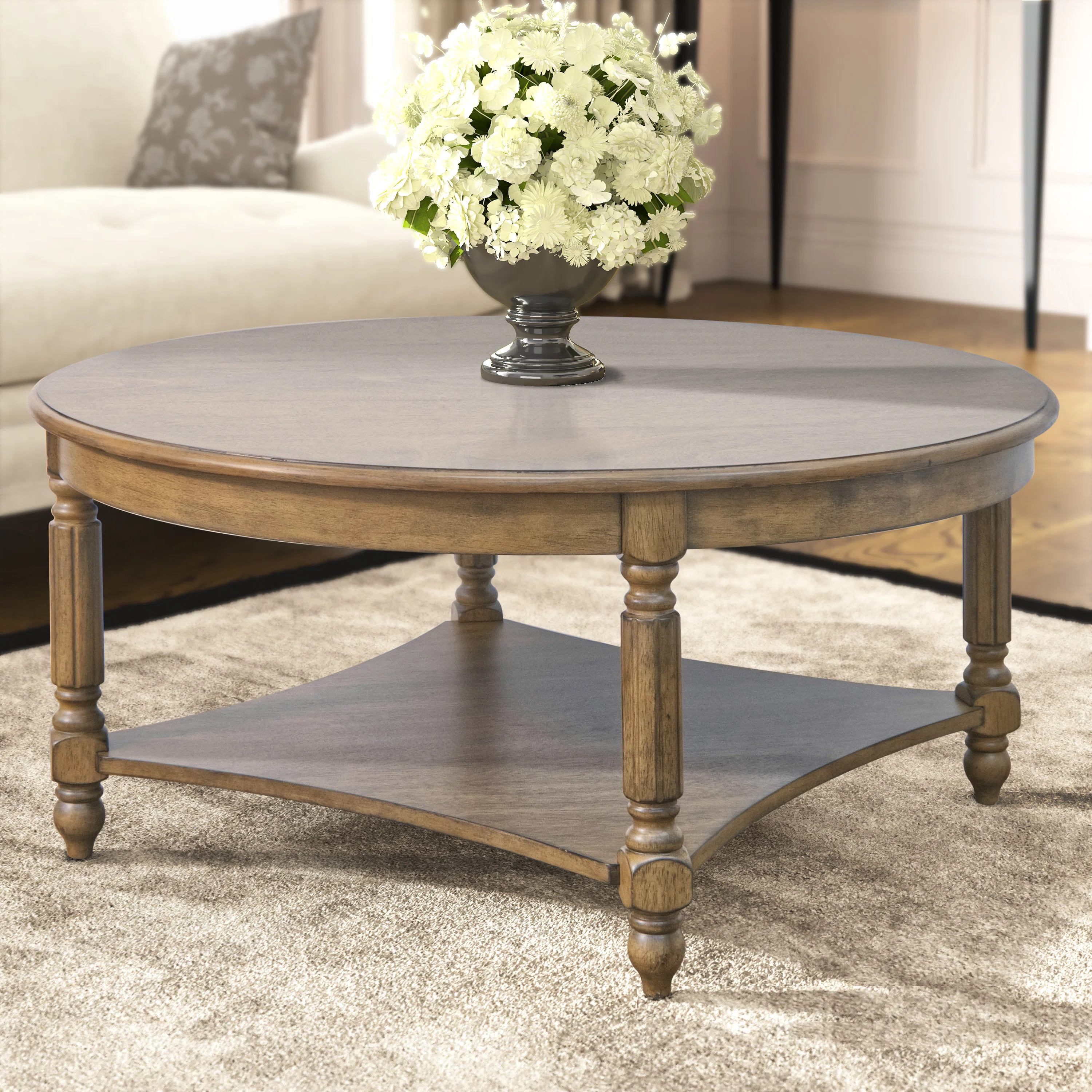 Laurel Foundry Modern Farmhouse® Locke Round Coffee Table & Reviews | Wayfair | Wayfair North America