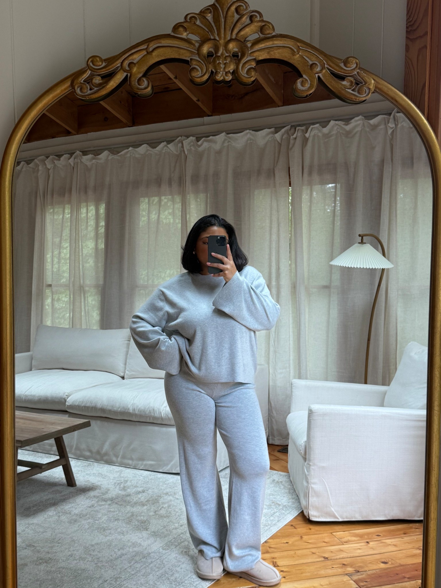 One of my fav cozy (bump-friendly) lounge sets! Wearing a large in top/bottom. 

#LTKSeasonal #LTKMidsize #LTKBump