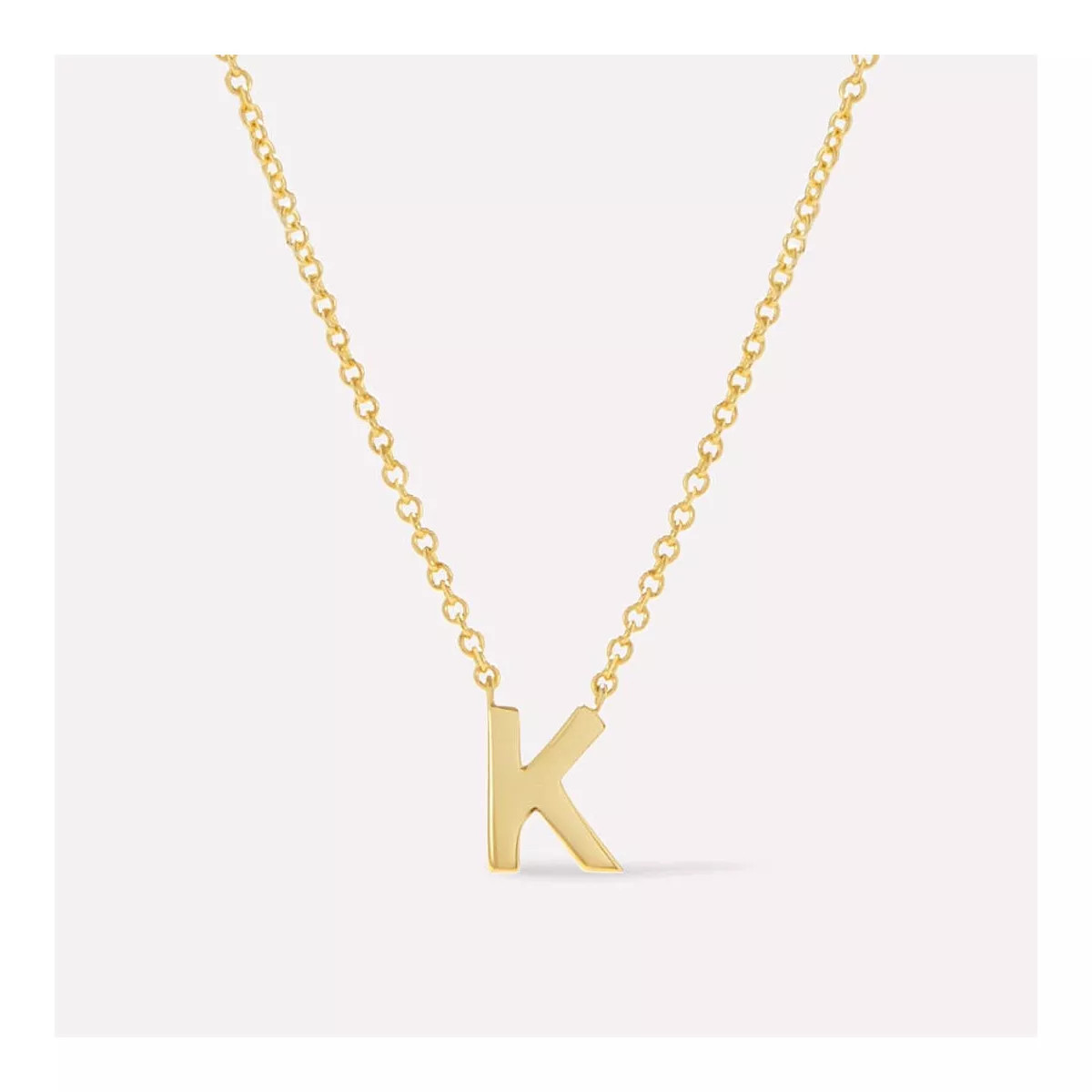 Gold Initial Necklace  - Letter Necklace | Target