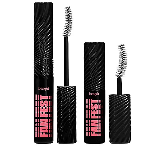 Benefit Cosmetics Fan Fest Fanning & Volumizing  Mascara Duo - QVC.com | QVC