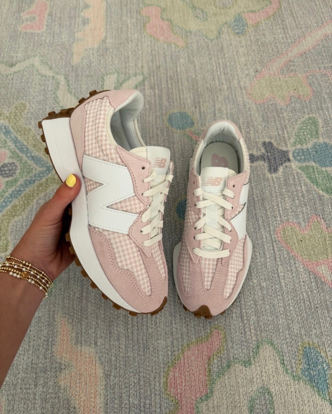 Obsessed with these shoes! They add a pop of color to any outfit and the gingham detail is perfect!

Pink Sneaker, Summer Shoes

#LTKootd #LTKSeasonal