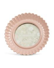 4x4 Round Scalloped Tabletop Picture Frame | TJ Maxx