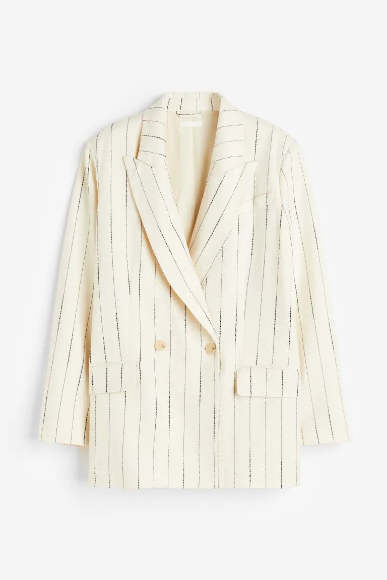 Linen-blend blazer | H&M (UK, MY, IN, SG, PH, TW, HK)