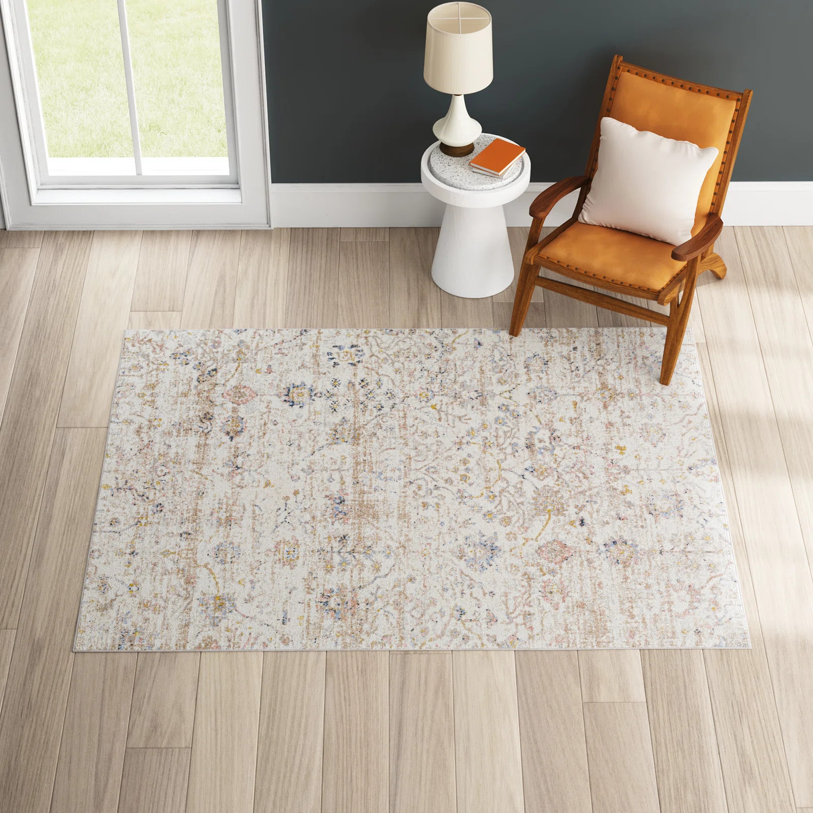 Langley Street® Benfield Beige Machine Washable Area Rug & Reviews | Wayfair | Wayfair North America