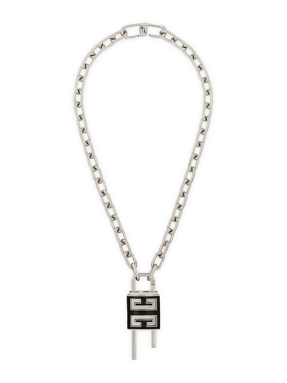 Lock Necklace With 4G Padlock In Metal | Saks Fifth Avenue