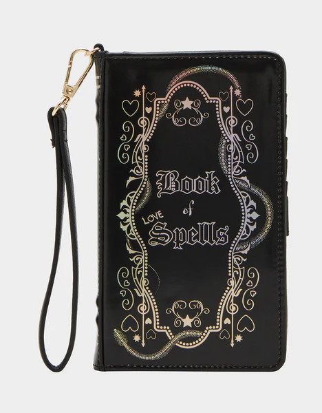 KITSCH BOOK OF SPELLS WRISTLET BLACK | Betsey Johnson