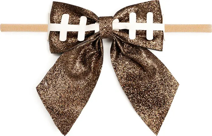 Football Bow Baby Headband | Nordstrom