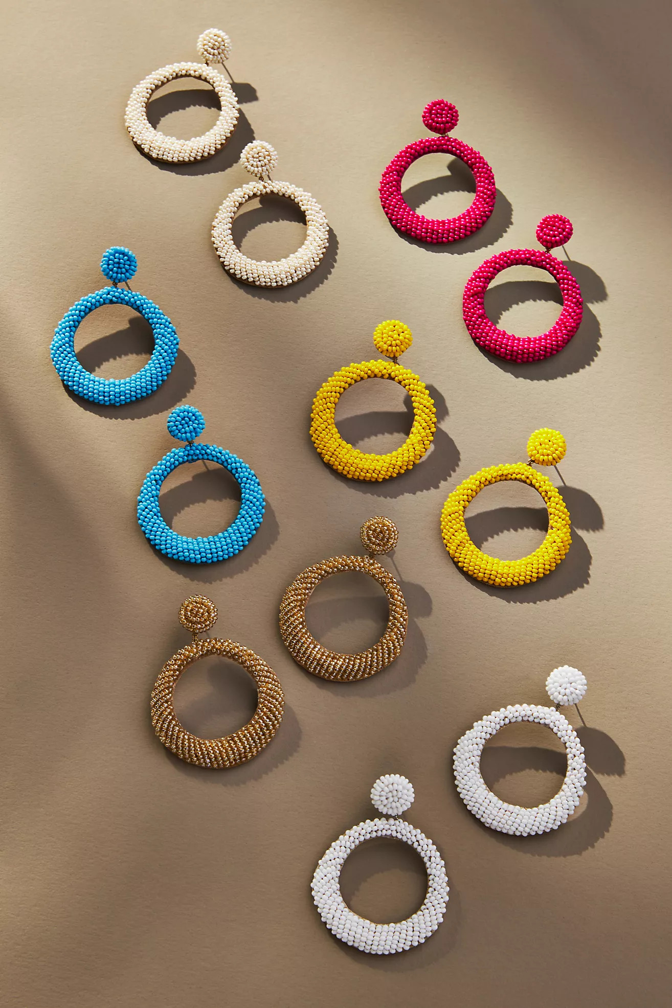 Deepa Gurnani Asta Circle Earrings | Anthropologie (US)