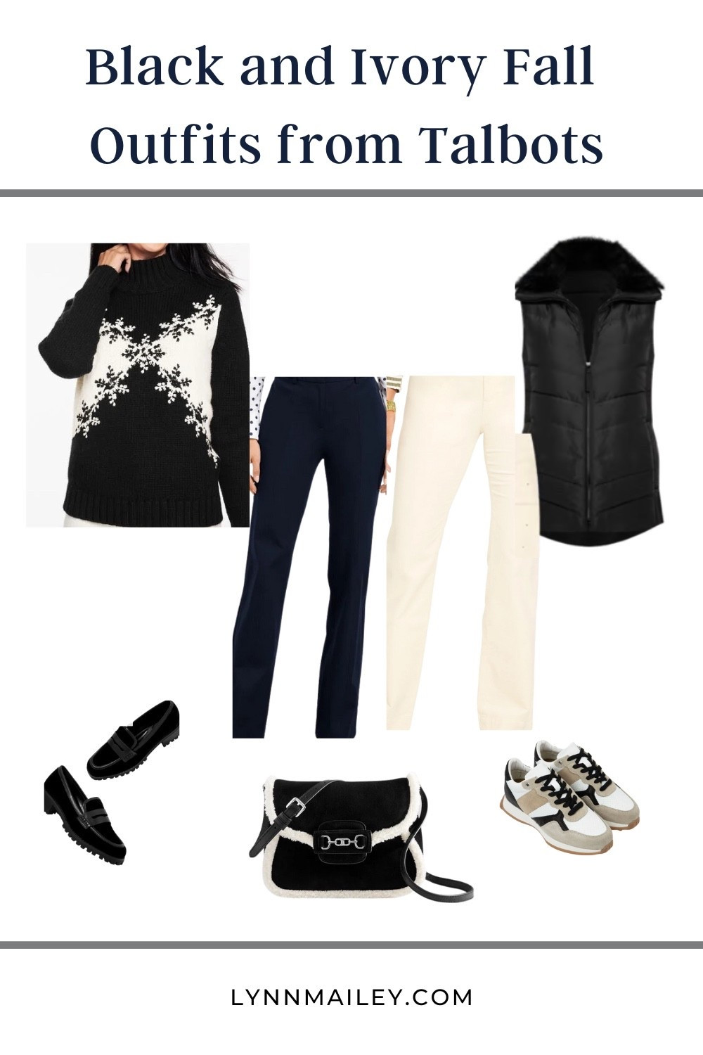 Black and ivory fall outfits from Talbots

#LTKMidsize #LTKWorkwear #LTKOver40