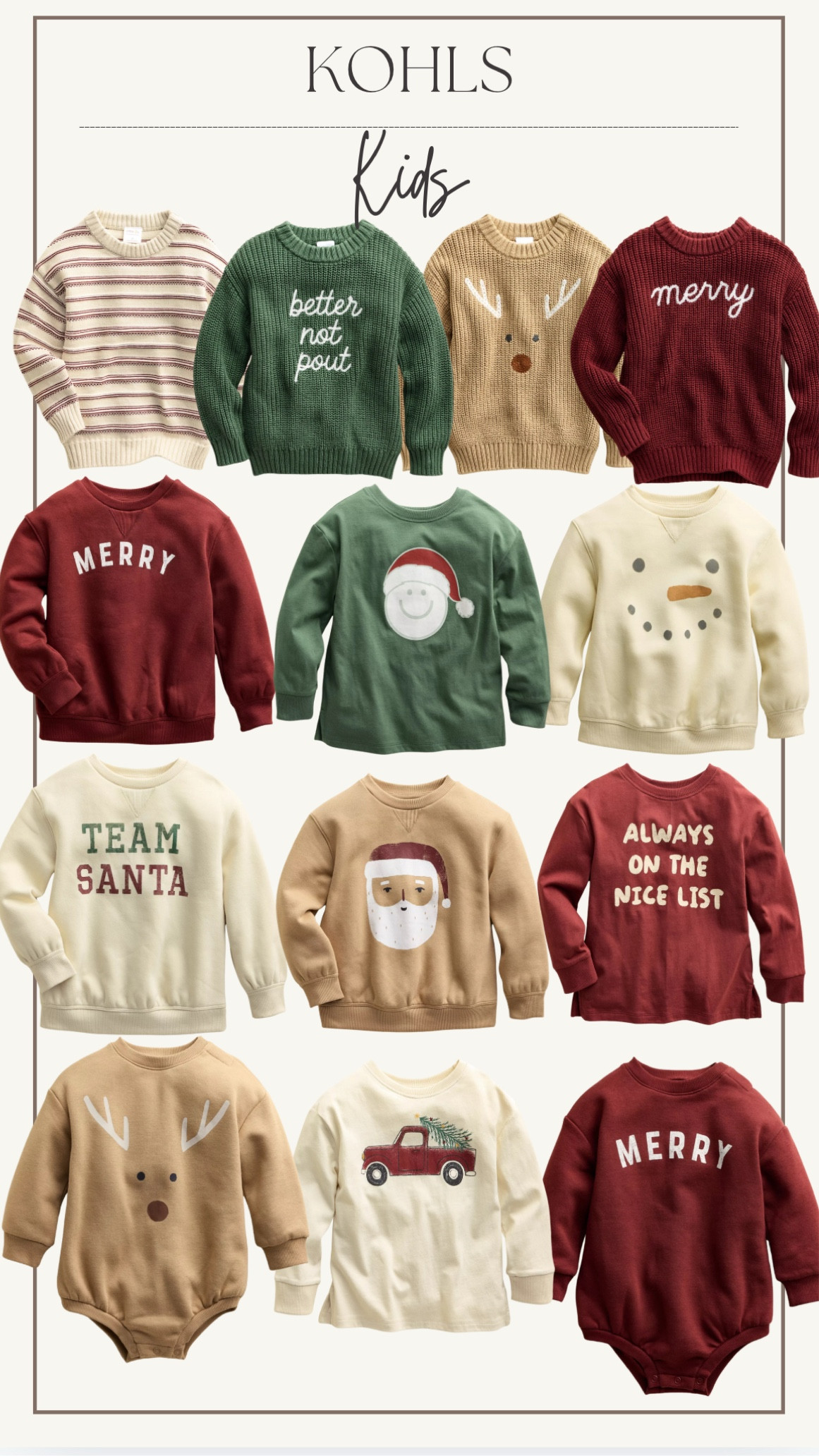 Little Co from Kohls has the best sweaters for the holiday season for your littles! So many cute options for the upcoming season. 

#holiday #holidayparty #kidsclothes #toddlerclothes #holidayoutfit 

#LTKHoliday #LTKKids #LTKFamily