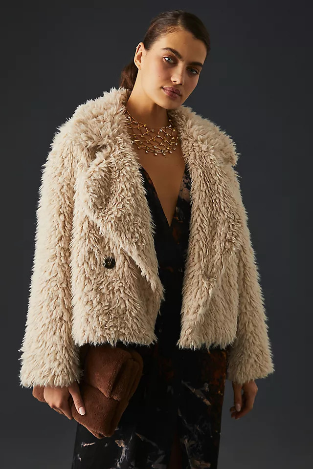 By Anthropologie Faux Fur Jacket | Anthropologie (US)