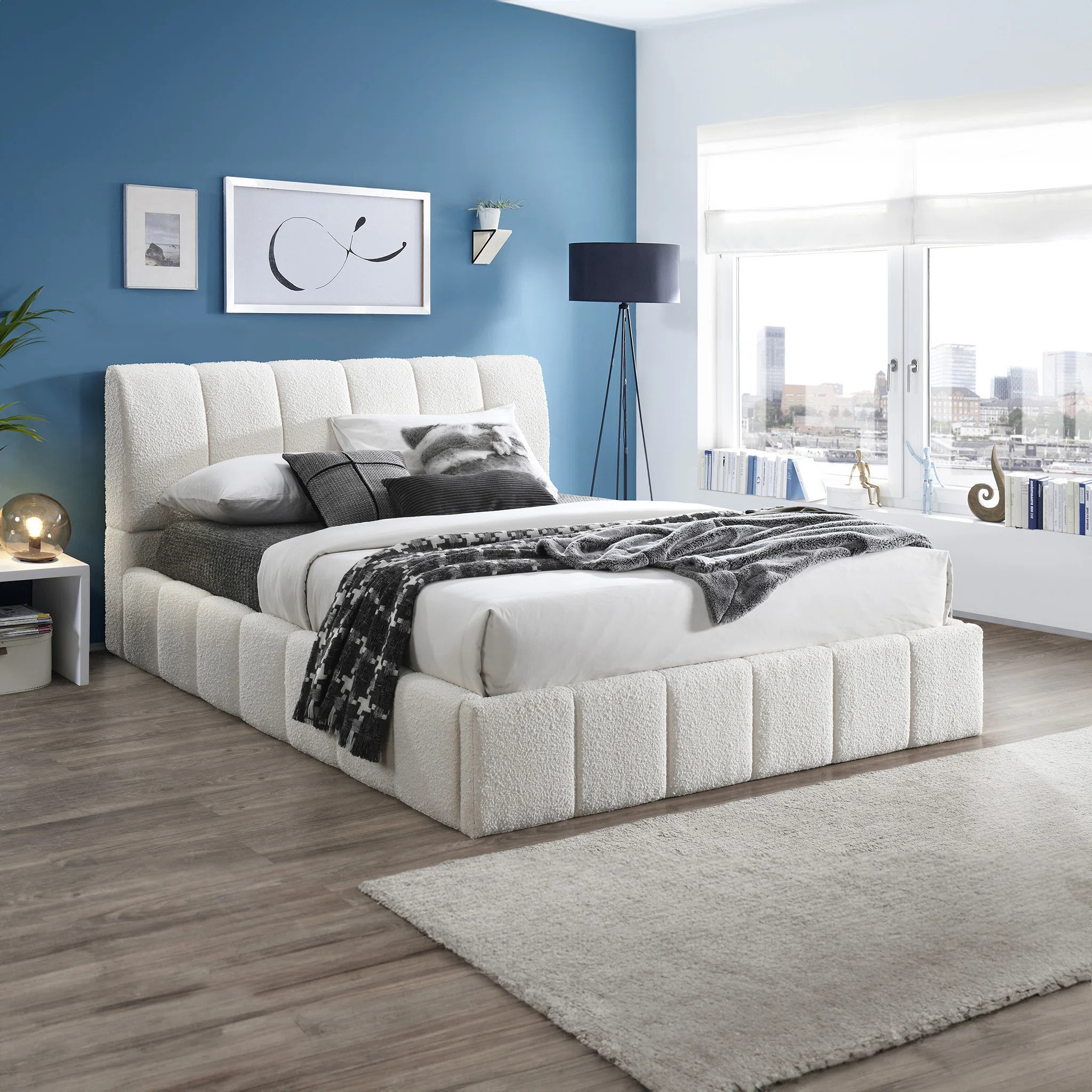 Wade Logan Birjesh Upholstered Platform Bed & Reviews | Wayfair | Wayfair North America