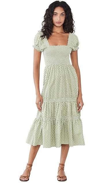 Square Neck Smocked Maxi Dress | Shopbop