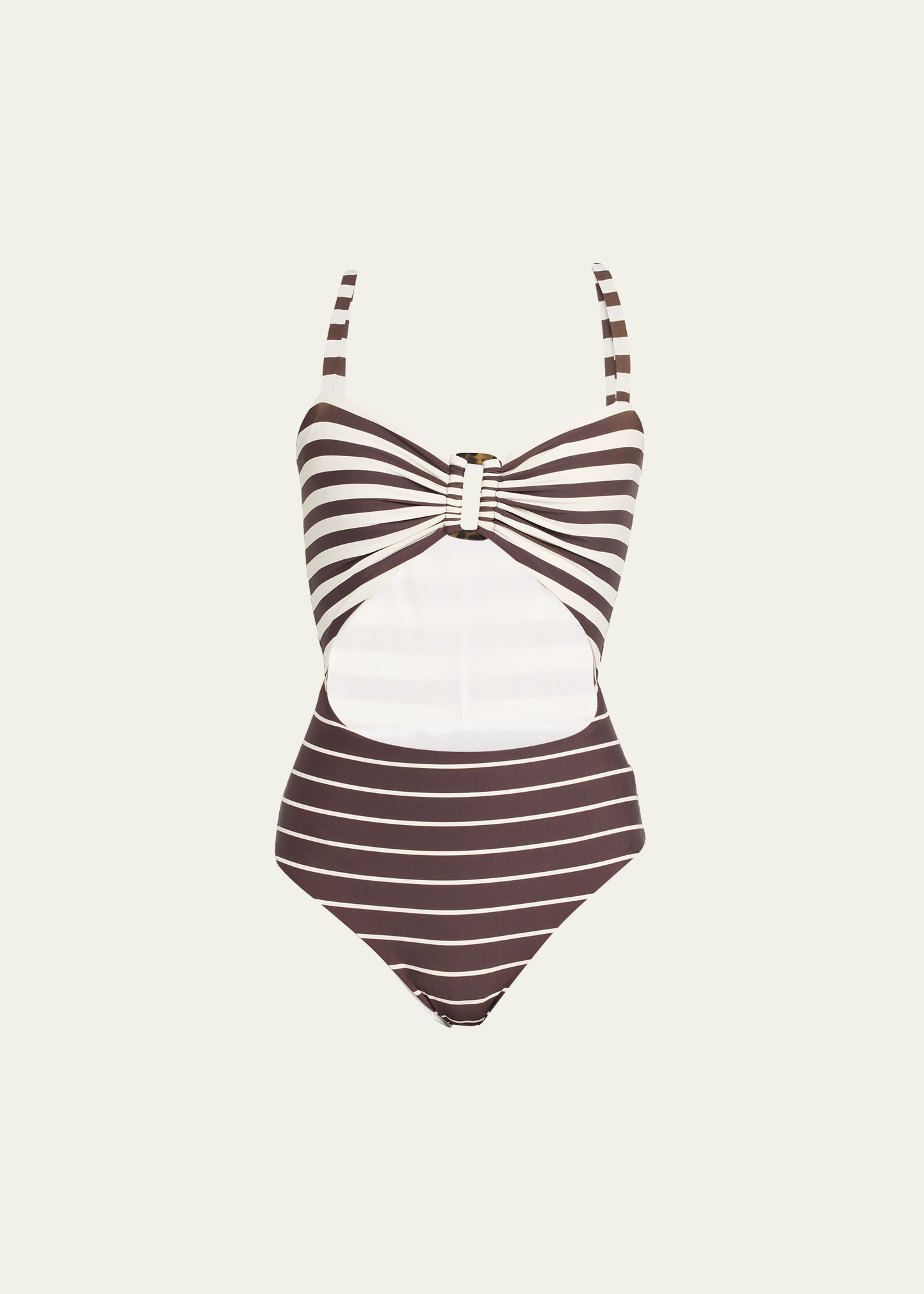 ANEMOS The Tortoise Ring Cutout One-Piece Swimsuit | Bergdorf Goodman