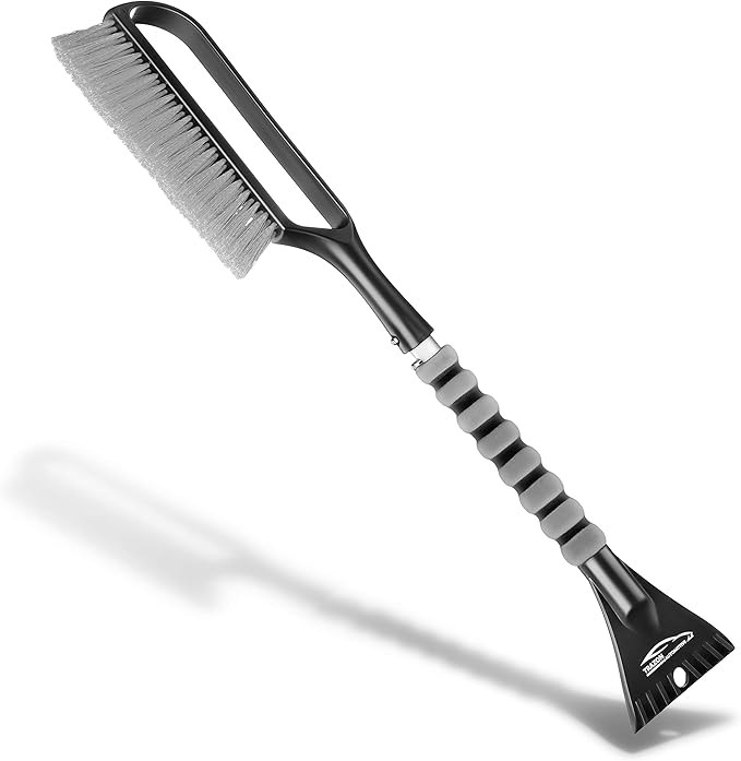 27" Snow Brush and Snow Scraper for Car, Ice Scrapers for Car Windshield with Foam Grip for Cars,... | Amazon (US)