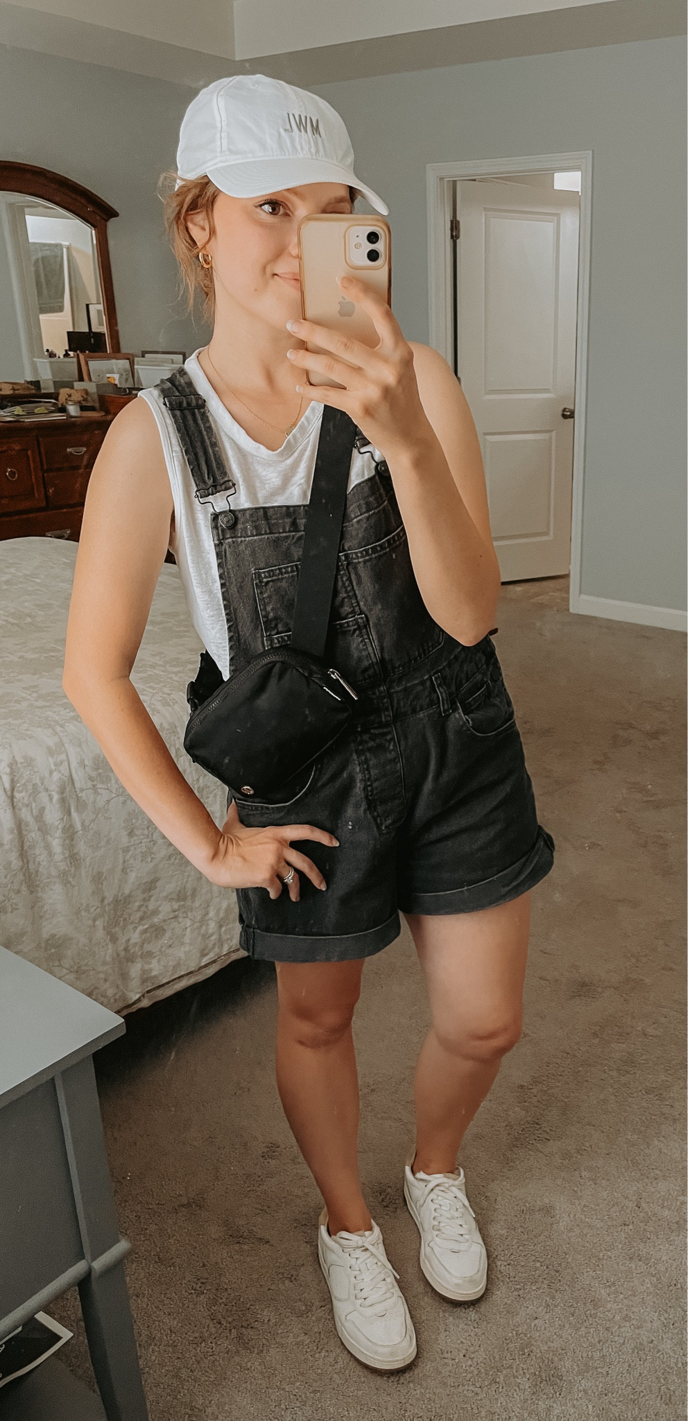 Spring and summer outfit! 
Overall outfit, Ziggy shortalls, black overalls, spring outfit, mom style. 
#Freepeople
#Ziggyshortalls
#lululemon
#Madewell

#LTKxMadewell #LTKSeasonal #LTKstyletip