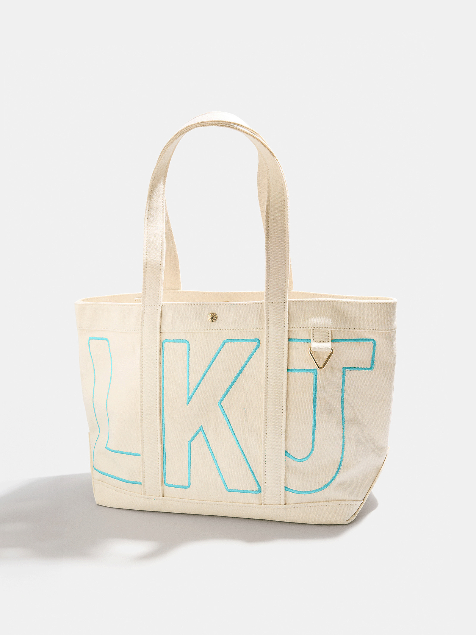 Custom Alpha Tote - Natural Sand | BaubleBar