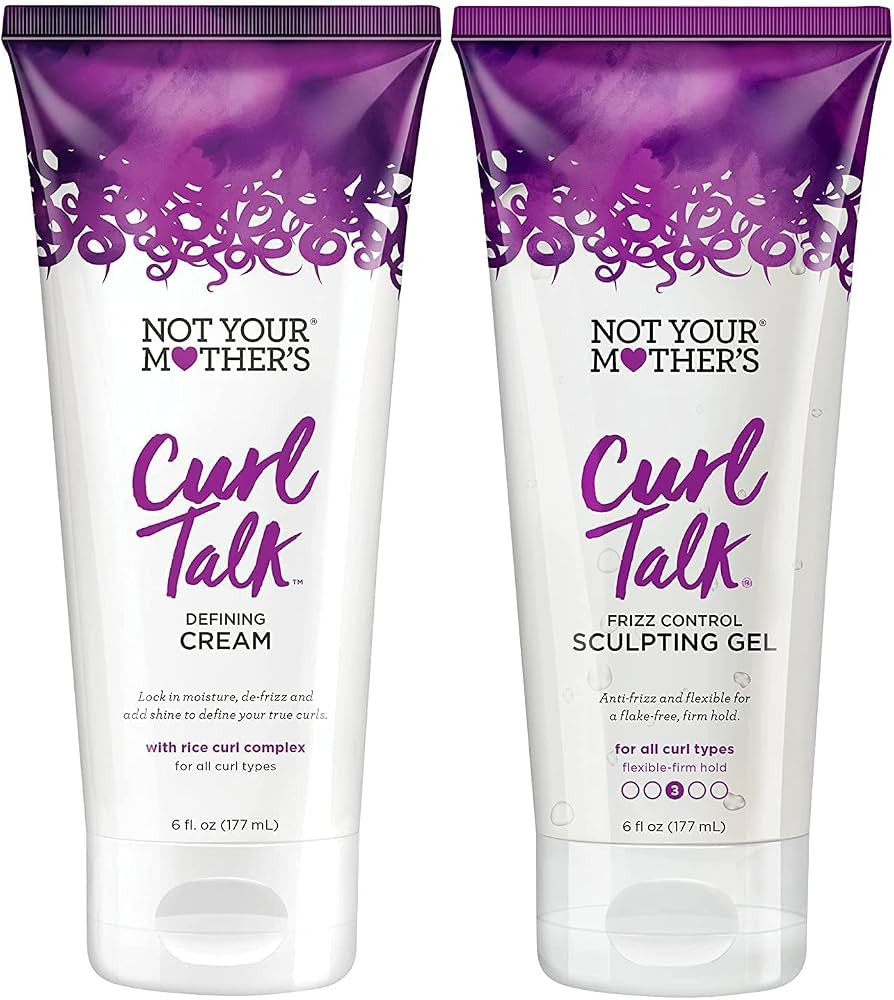 Not Your Mother's Curl Talk Frizz Control Sculpting Gel & Defining Cream (2-Pack) - 6 fl oz - Tam... | Amazon (US)