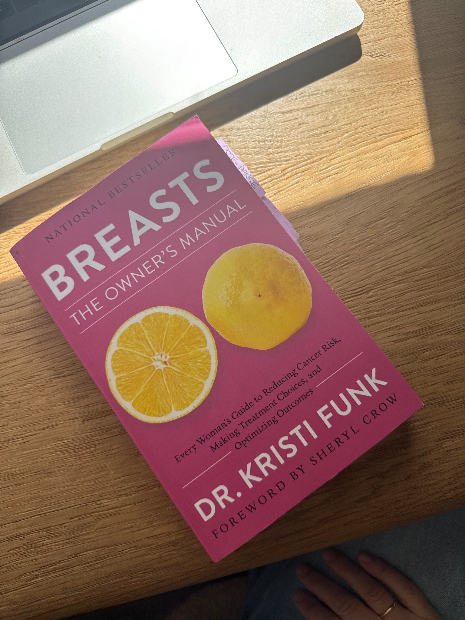 I think this book is a great guide to everthing related to cancer. It is very easy to read and it takes you through different stages from diagnosis, treatment and live after cancer. If you are going through breast cancer like I do, or if you have friends going through it, it is a great book. 