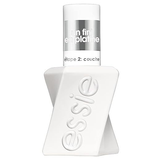 Essie Gel Couture Platinum Grade Finish Top Coat, Gel Couture Top Coat, 0.46 Fl Oz | Amazon (US)