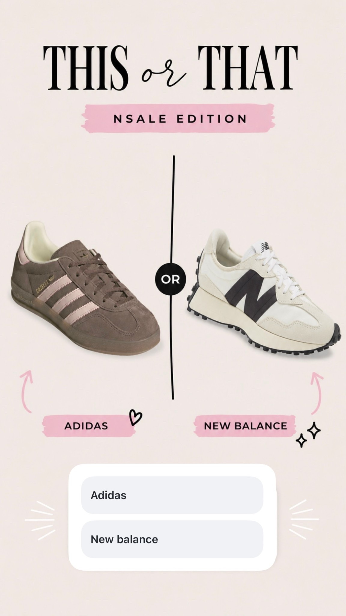 I have an LOVE new balance 327 but I wear adidas way more and couldn’t pass up this color combo 😍🩷🤎

#LTKSaleAlert #LTKOver40 #LTKSeasonal
